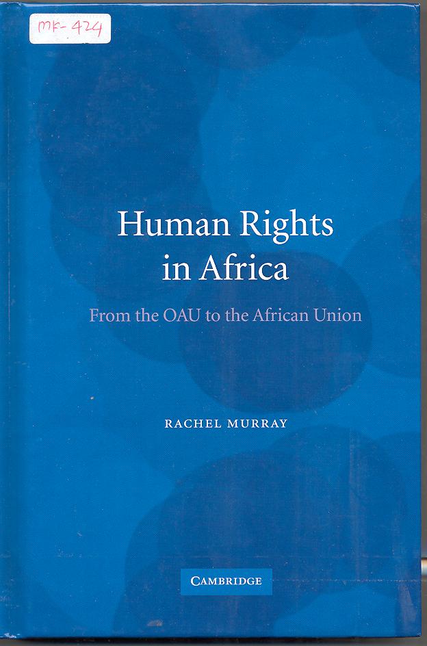 Human Right In Africa From The OAU To The African Union Rachel 